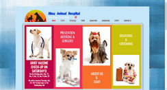 Desktop Screenshot of almaanimalhospital.com