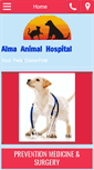 Mobile Screenshot of almaanimalhospital.com